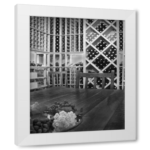 Tasting Room I White Modern Wood Framed Art Print by Larson, Scott