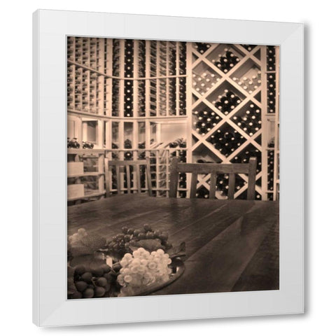 Tasting Room II White Modern Wood Framed Art Print by Larson, Scott