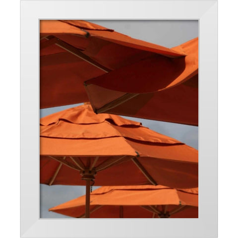 Beach House VI White Modern Wood Framed Art Print by Larson, Scott