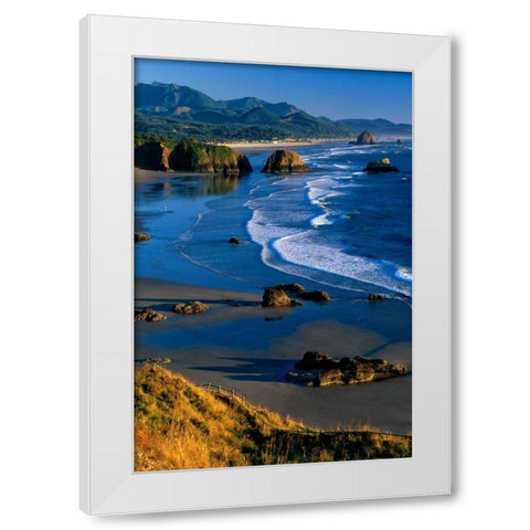 Ecola State Park II White Modern Wood Framed Art Print by Leahy, Ike