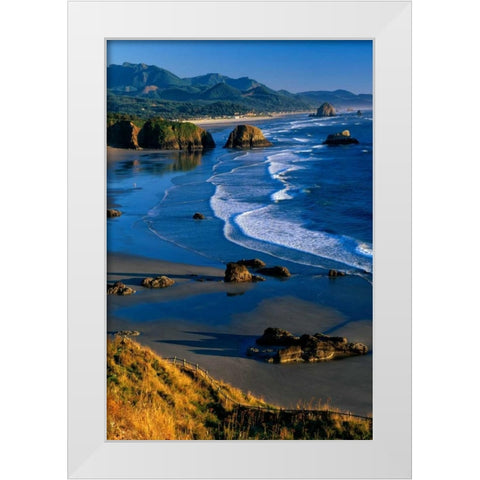 Ecola State Park II White Modern Wood Framed Art Print by Leahy, Ike