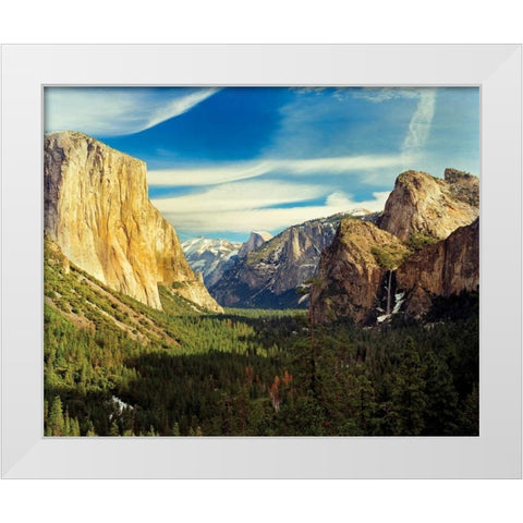 Yosemite I White Modern Wood Framed Art Print by Leahy, Ike