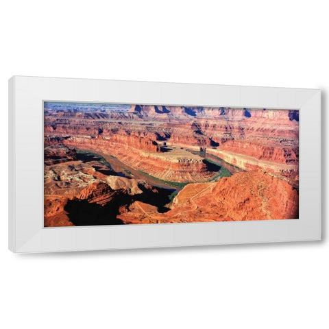 Canyon Lands IV White Modern Wood Framed Art Print by Leahy, Ike