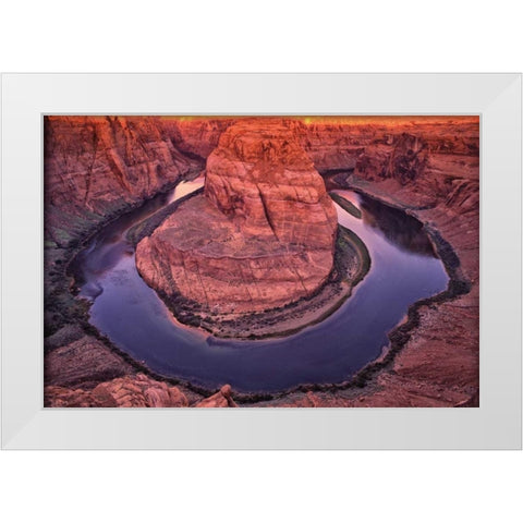 Colorado River White Modern Wood Framed Art Print by Leahy, Ike