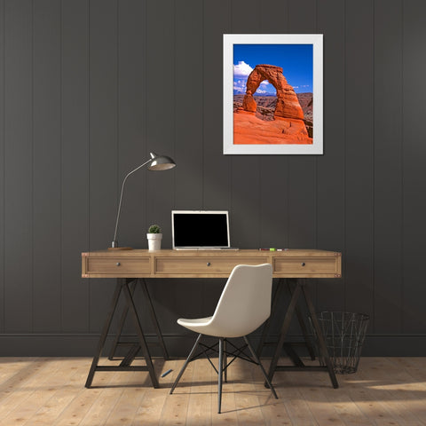 Arches National Park III White Modern Wood Framed Art Print by Leahy, Ike
