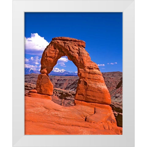 Arches National Park III White Modern Wood Framed Art Print by Leahy, Ike