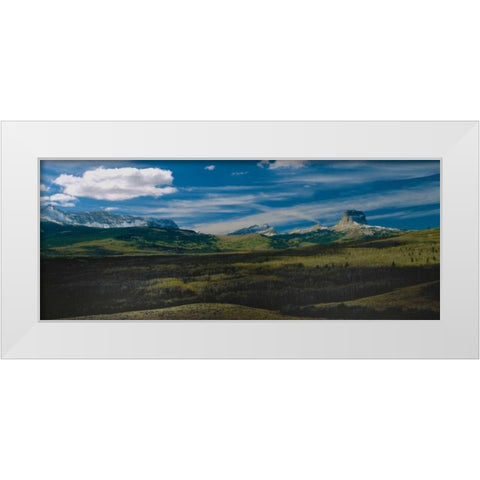 Glacier National Park II White Modern Wood Framed Art Print by Leahy, Ike