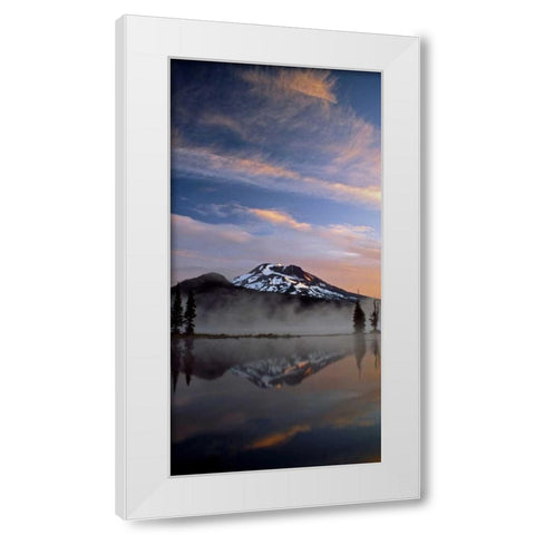 South Sister I White Modern Wood Framed Art Print by Leahy, Ike