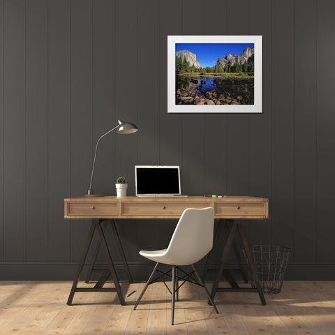 Yosemite II White Modern Wood Framed Art Print by Leahy, Ike