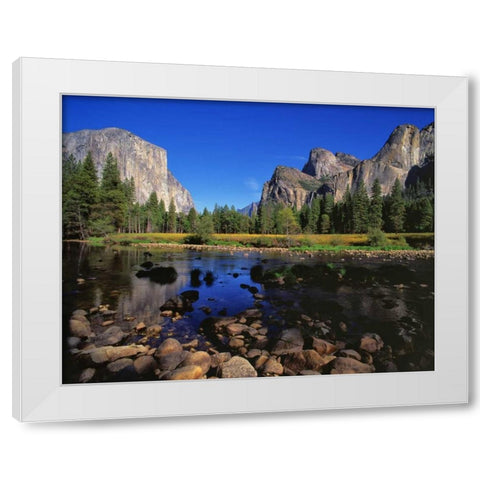 Yosemite II White Modern Wood Framed Art Print by Leahy, Ike