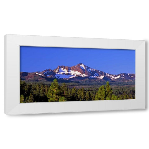 Broken Top IV White Modern Wood Framed Art Print by Leahy, Ike