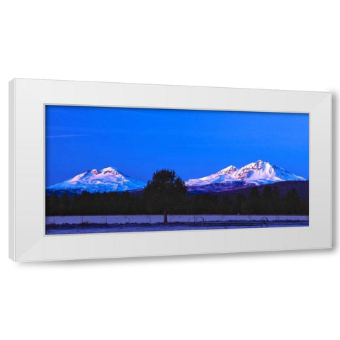 Three Sisters White Modern Wood Framed Art Print by Leahy, Ike