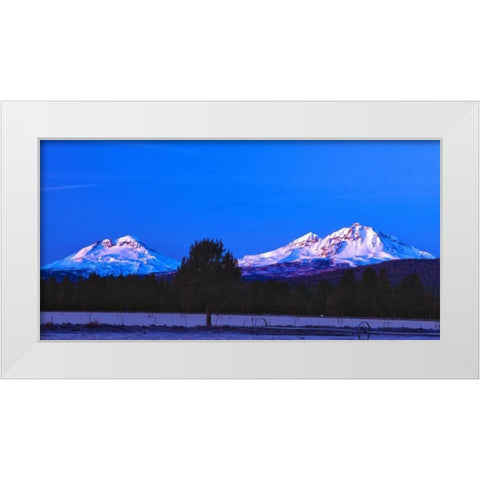 Three Sisters White Modern Wood Framed Art Print by Leahy, Ike