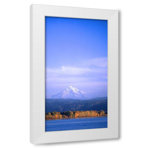 Mt. Hood XIX White Modern Wood Framed Art Print by Leahy, Ike