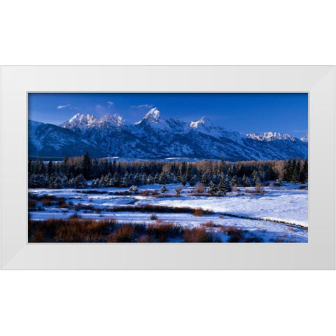 Grand Teton National Park XVI White Modern Wood Framed Art Print by Leahy, Ike