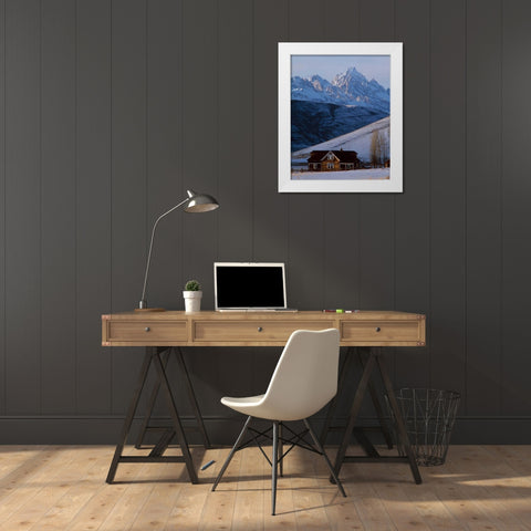 Grand Teton National Park XIX White Modern Wood Framed Art Print by Leahy, Ike