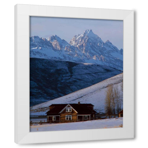 Grand Teton National Park XIX White Modern Wood Framed Art Print by Leahy, Ike