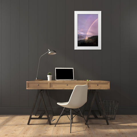 Columbia River Gorge VII White Modern Wood Framed Art Print by Leahy, Ike