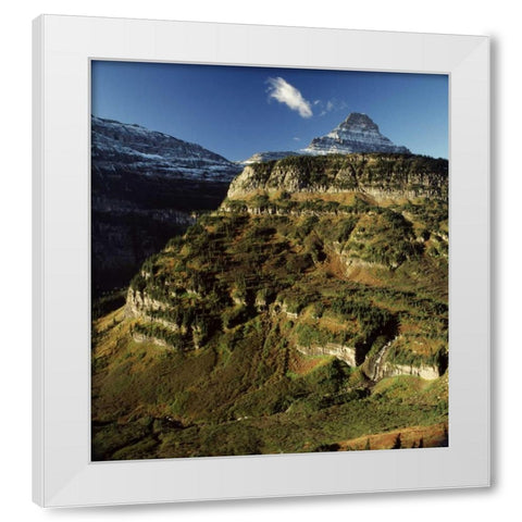Glacier White Modern Wood Framed Art Print by Leahy, Ike