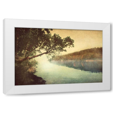 Sunset I White Modern Wood Framed Art Print by Melious, Amy