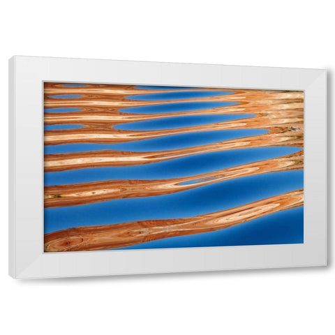 Lake Powell II White Modern Wood Framed Art Print by Mahan, Kathy