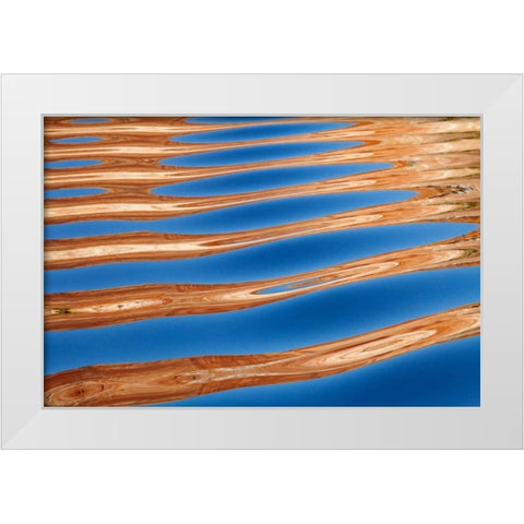 Lake Powell II White Modern Wood Framed Art Print by Mahan, Kathy