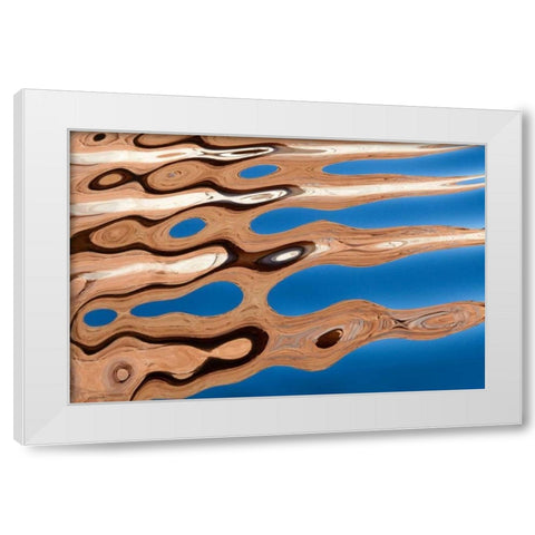 Lake Powell V White Modern Wood Framed Art Print by Mahan, Kathy