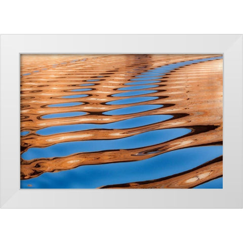 Lake Powell VI White Modern Wood Framed Art Print by Mahan, Kathy