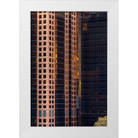 San Diego Windows II White Modern Wood Framed Art Print by Mahan, Kathy