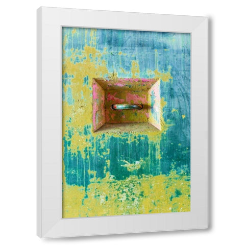 Abstract Paint II White Modern Wood Framed Art Print by Mahan, Kathy
