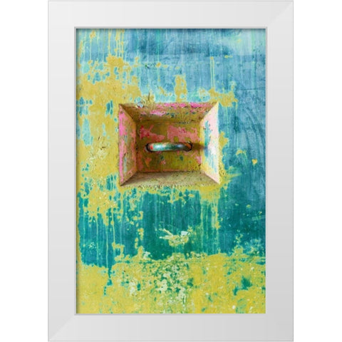 Abstract Paint II White Modern Wood Framed Art Print by Mahan, Kathy