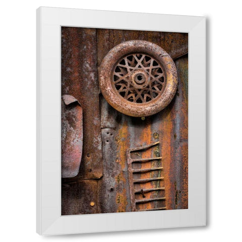 Vintage Tools I White Modern Wood Framed Art Print by Mahan, Kathy