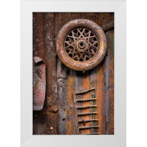 Vintage Tools I White Modern Wood Framed Art Print by Mahan, Kathy