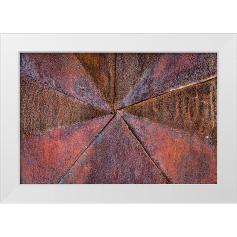 Mining Equipment IV White Modern Wood Framed Art Print by Mahan, Kathy