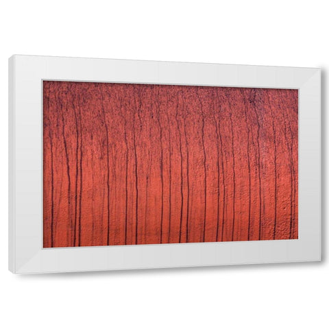 Painted Metal White Modern Wood Framed Art Print by Mahan, Kathy