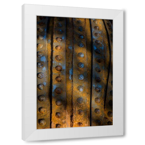 Sculptural Metal VI White Modern Wood Framed Art Print by Mahan, Kathy