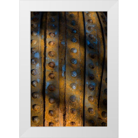 Sculptural Metal VI White Modern Wood Framed Art Print by Mahan, Kathy