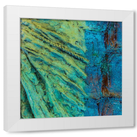 Metal Infusion II White Modern Wood Framed Art Print by Mahan, Kathy