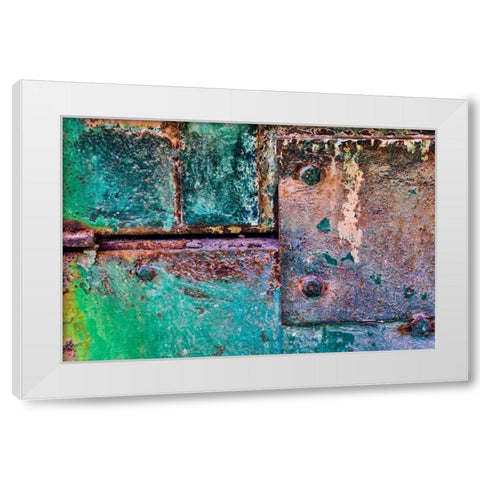 Old Truck I White Modern Wood Framed Art Print by Mahan, Kathy