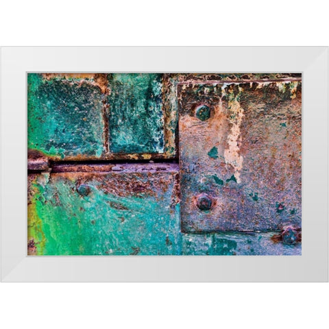 Old Truck I White Modern Wood Framed Art Print by Mahan, Kathy