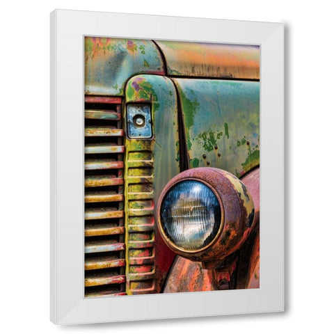Truck Detail I White Modern Wood Framed Art Print by Mahan, Kathy