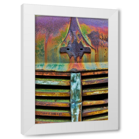 Truck Detail II White Modern Wood Framed Art Print by Mahan, Kathy