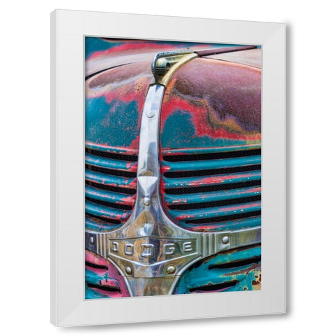 Truck Detail III White Modern Wood Framed Art Print by Mahan, Kathy