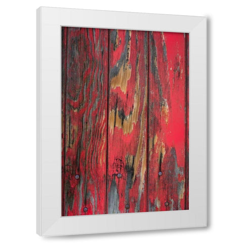 Old Paint I White Modern Wood Framed Art Print by Mahan, Kathy