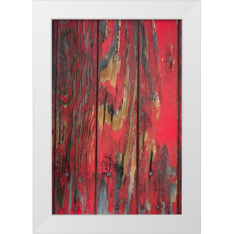 Old Paint I White Modern Wood Framed Art Print by Mahan, Kathy