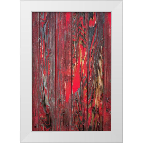 Old Paint II White Modern Wood Framed Art Print by Mahan, Kathy