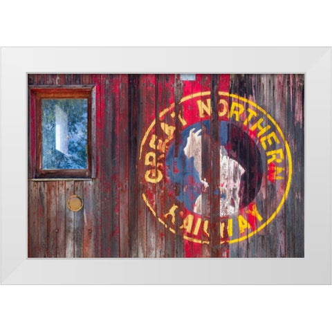 Railroad Detail II White Modern Wood Framed Art Print by Mahan, Kathy
