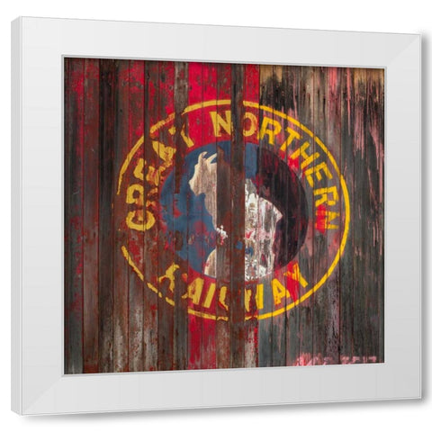 Great Northern White Modern Wood Framed Art Print by Mahan, Kathy