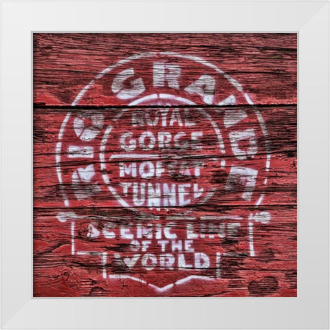 Rio Grande White Modern Wood Framed Art Print by Mahan, Kathy