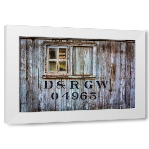 Bunk Car I White Modern Wood Framed Art Print by Mahan, Kathy